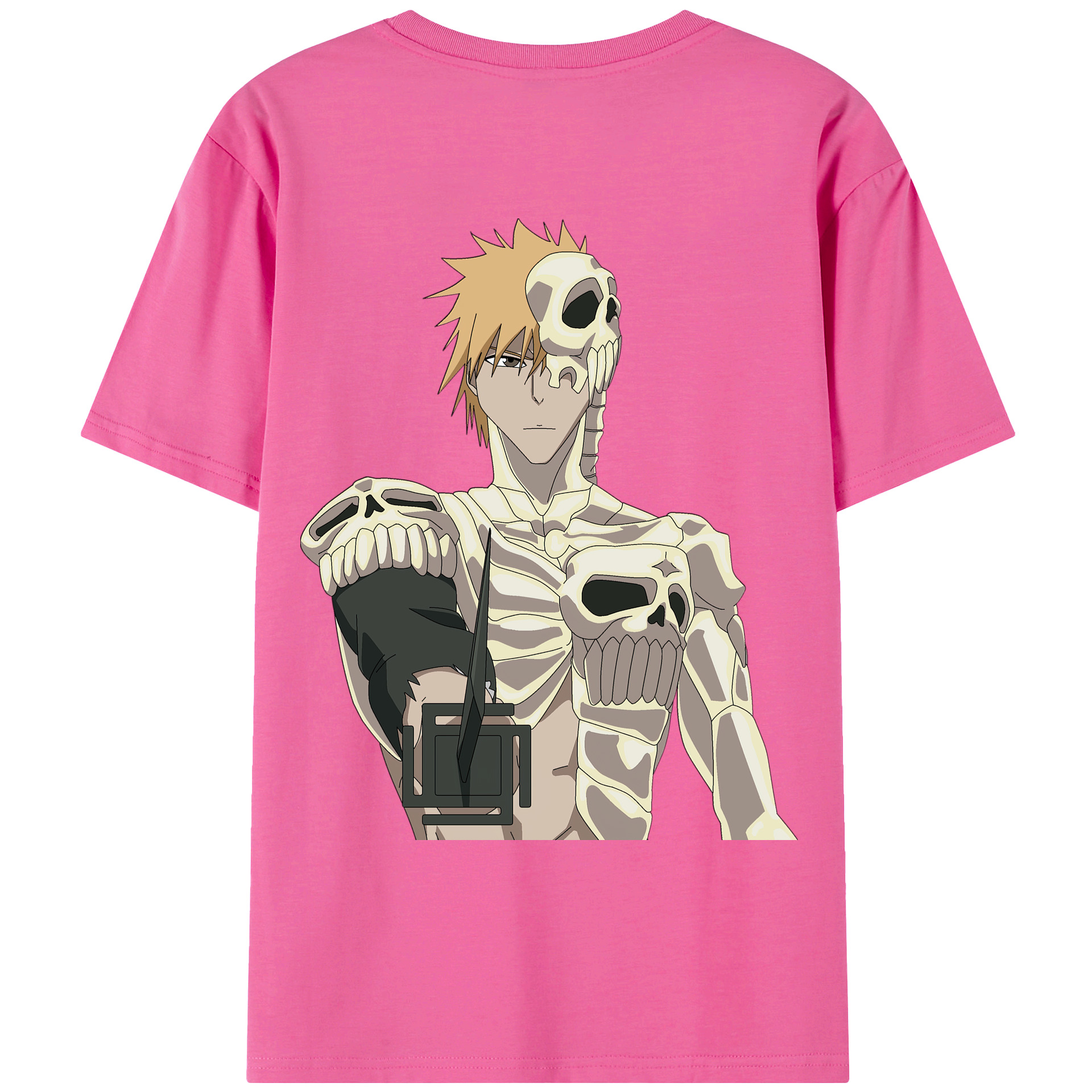 （画像用） ブリーチ 黒崎一護（くろさき いちご）BLEACH Kurosaki Ichigo レディース半袖Tシャツ(バックプリント)